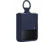 Калъфи Samsung Galaxy Z Flip4 силиконов калъф с пръстен, тъмносин