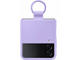 Калъфи Samsung Galaxy Z Flip4 силиконов калъф с пръстен, виолетов