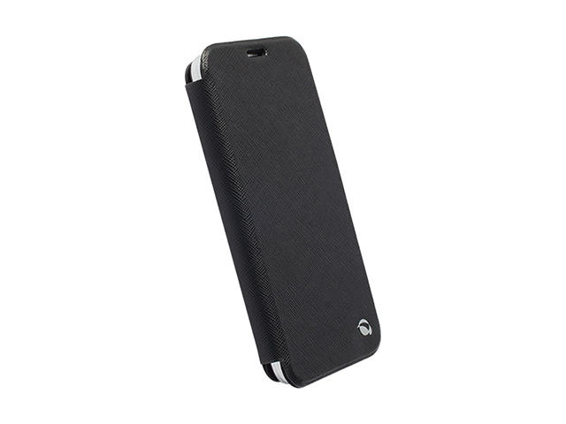 Калъфи Krusell Malmo Flip cover - кожен калъф, тип портфейл за Samsung Galaxy S5 SM-G900 (черен)