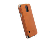 Калъфи Krusell Malmo Flip cover за Samsung Galaxy S5 SM-G900 (кафяв)