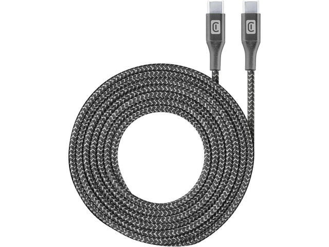 Кабели и Адаптери Cellular line кабел данни усилен USB-C - USB-C 2.5 м