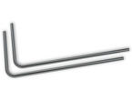 Охладители EK-Loop Metal Tube 16mm 0.8m Pre-Bent 90° - Black Nickel (2pcs)