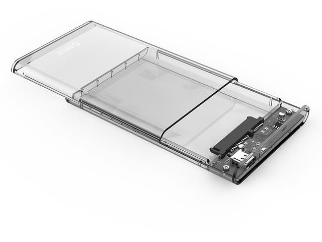 Джаджи Orico външна кутия за диск Storage - Case - 2.5 inch 10Gbps Type-C Transparent 