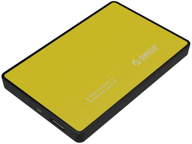 Джаджи Orico външна кутия за диск Storage - Case - 2.5 inch USB3.0 YELLOW