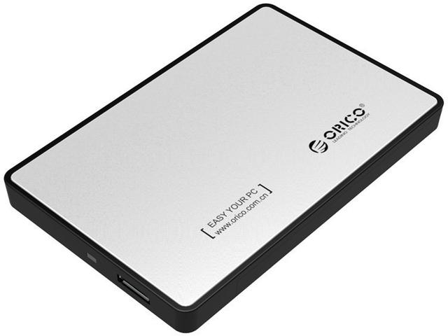 Джаджи Orico външна кутия за диск Storage - Case - 2.5 inch USB3.0 SILVER