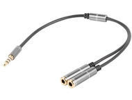 Кабели и Адаптери Genesis 4-пинов Premium адаптер за слушалки за Ps4, Pc, смартфони A20