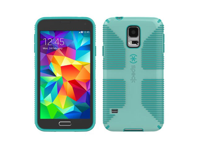 Калъфи Speck CandyShell Grip за Samsung Galaxy S5, синьо-зелен