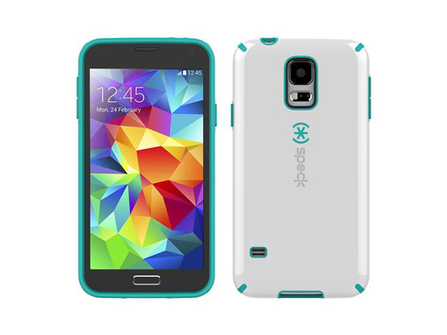 Калъфи Калъф Speck CandyShell за Samsung Galaxy S5, бяло-син