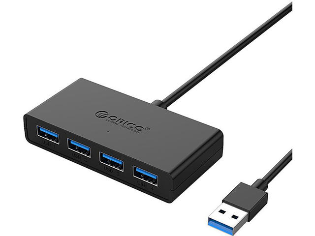 USB Хъб Orico хъб USB3.0 HUB 4 порта, 1 метър кабел