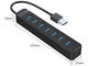 USB Хъб Orico USB3.0 HUB 7 порта - Type C вход
