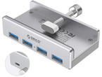 USB Хъб Orico хъб USB 3.0 HUB Clip Type 4 порт