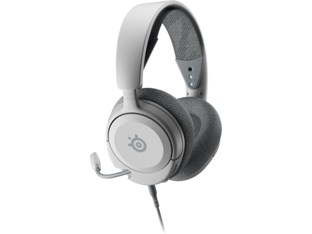 Слушалки SteelSeries Arctis Nova 1P, в бяло