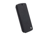 Калъфи Krusell Malmo Flip cover - кожен калъф, тип портфейл за LG Google Nexus 5 (черен)