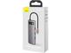 USB Хъб Baseus USB-C Metal Gleam Series 8-в-1 Hub (CAHUB-CV0G) 