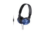 Слушалки Sony MDR-ZX310AP сини