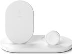Зарядни устройства Belkin BOOST CHARGE 3-in-1 Wireless Charger for Apple Devices - White