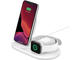 Зарядни устройства Belkin BOOST CHARGE 3-in-1 Wireless Charger for Apple Devices - White