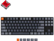 Клавиатури Keychron K1 SE TKL Hot-Swappable Low Profile Keychron Optical Red Switch RGB Backlight, Aluminium and Plastic Frame