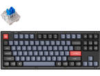 Клавиатури Keychron V3 TKL Knob QMK Frosted Black Translucent, Keychron K Pro Blue Switch, RGB Backlight