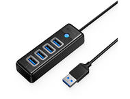 USB Хъб Orico хъб HUB USB3.0 4 портов Black