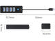 USB Хъб Orico хъб HUB USB3.0 4 портов Black