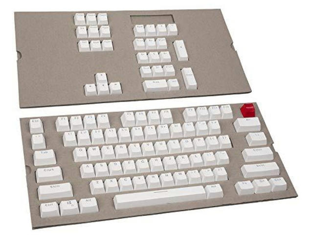 Джаджи Glorious ABS Doubleshot 104-Keycap White US-Layout