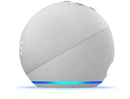 Колони Amazon Echo Dot 4 white, с часовник