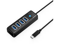 USB Хъб Orico хъб HUB USB3.1 Type-C 4 порта