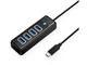 USB Хъб Orico хъб HUB USB3.1 Type-C 4 порта