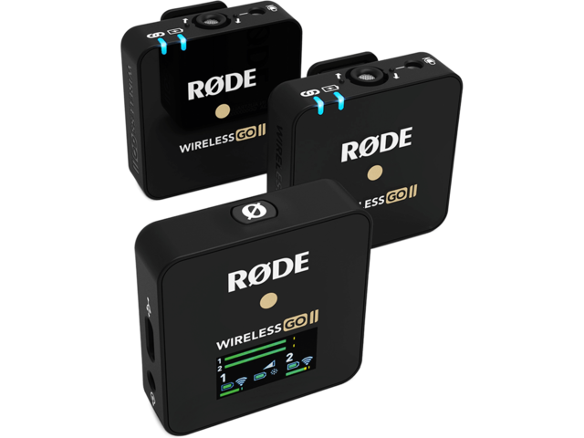 Микрофони Rode - Wireless GO II, безжични, черни