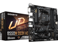 Дънни платки GIGABYTE B550M DS3H AC