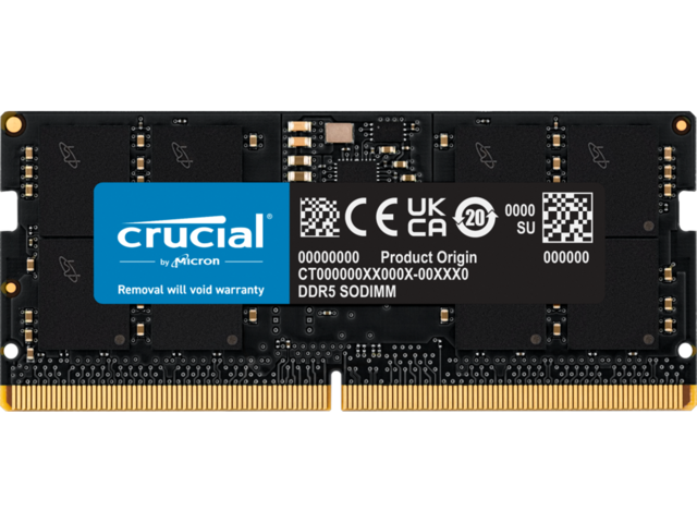 Оперативна памет 16GB DDR5 4800MHz Crucial SODIMM