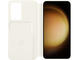 Калъфи Samsung Galaxy S23 калъф Smart View Wallet, Cream
