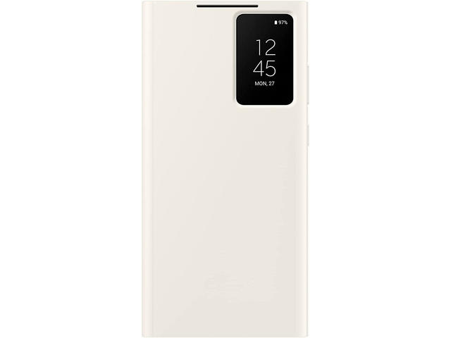 Калъфи Samsung Galaxy S23 Ultra калъф Smart View Wallet, Cream