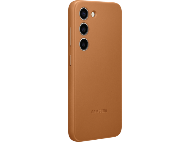 Калъфи Samsung Galaxy S23 Leather Case, Camel