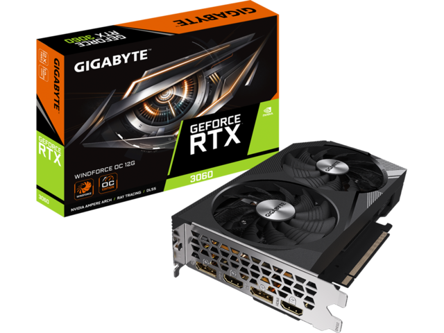 Видео карти Gigabyte GeForce RTX 3060 WINDFORCE OC 12GB