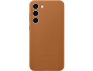 Калъфи Samsung Galaxy S23 + Leather Case, Camel-