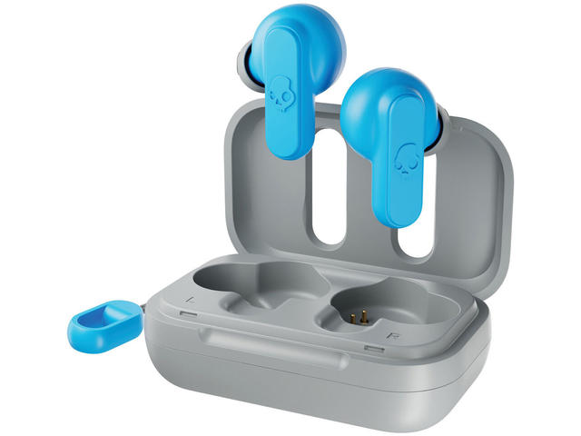 Слушалки Skullcandy Dime True Wireless, Light Gray/Blue