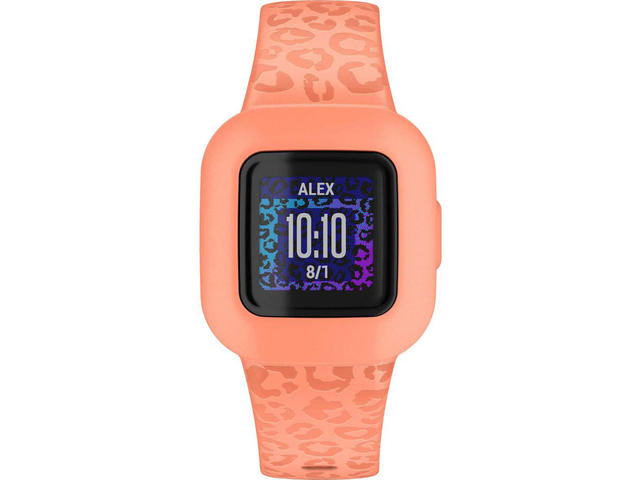 Смарт часовници Garmin Vivofit jr. 3 Peach Leopard