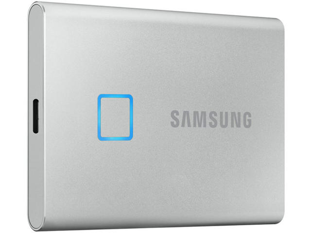 Външни SSD 1TB Samsung Portable SSD T7 Touch Silver