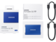 Външни SSD 2TB Samsung Portable SSD T7 Indigo Blue