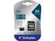 Карти памет Verbatim 64GB micro SDXC Pro Class 10 UHS-I