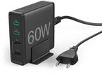 Зарядни устройства Hama зарядна станция 60W, в черно