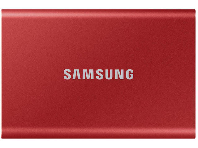 Външни SSD 1TB Samsung Portable SSD T7 Metallic Red