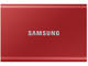 Външни SSD 1TB Samsung Portable SSD T7 Metallic Red