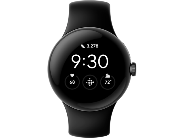 Смарт часовници Google Pixel Watch Matte Black/Obisidian strap