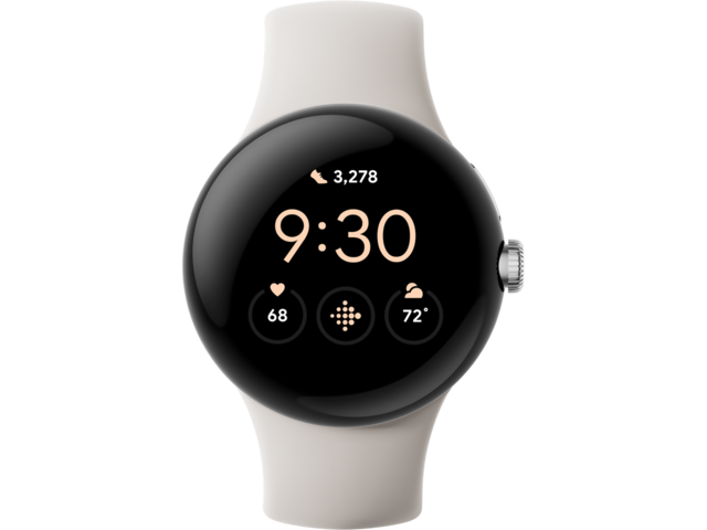 Смарт часовници Google Pixel Watch Silver/ Chalk Strap