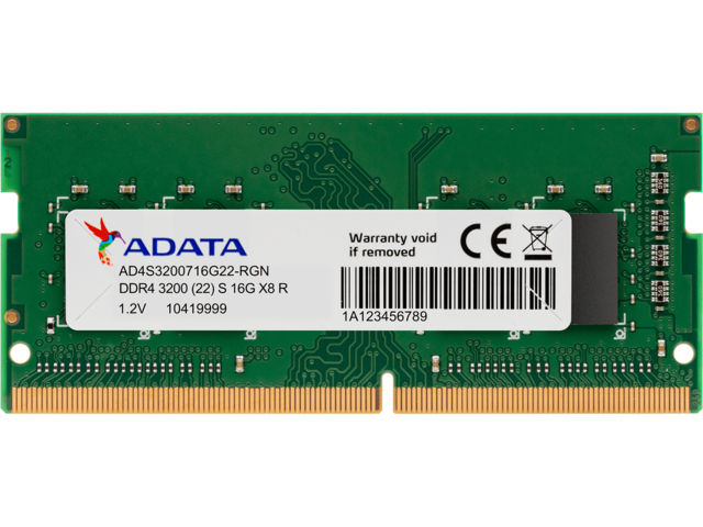Оперативна памет 16GB DDR4 3200MHz ADATA SODIMM
