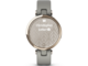 Смарт часовници Garmin Lily Classic Edition - Cream Gold безел с Braloba Gray корпус и италианска кожена каишка