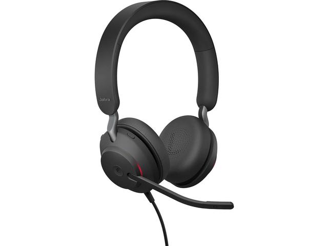 Слушалки Jabra Evolve2 40, Unified Communication, USB Type-C, Black